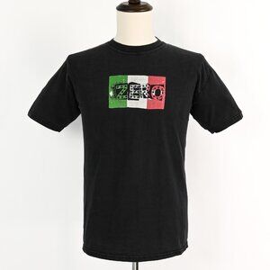 RARE Vintage Men's 90s Zero Skateboards Mexico Flag Black Skate Shirt - M